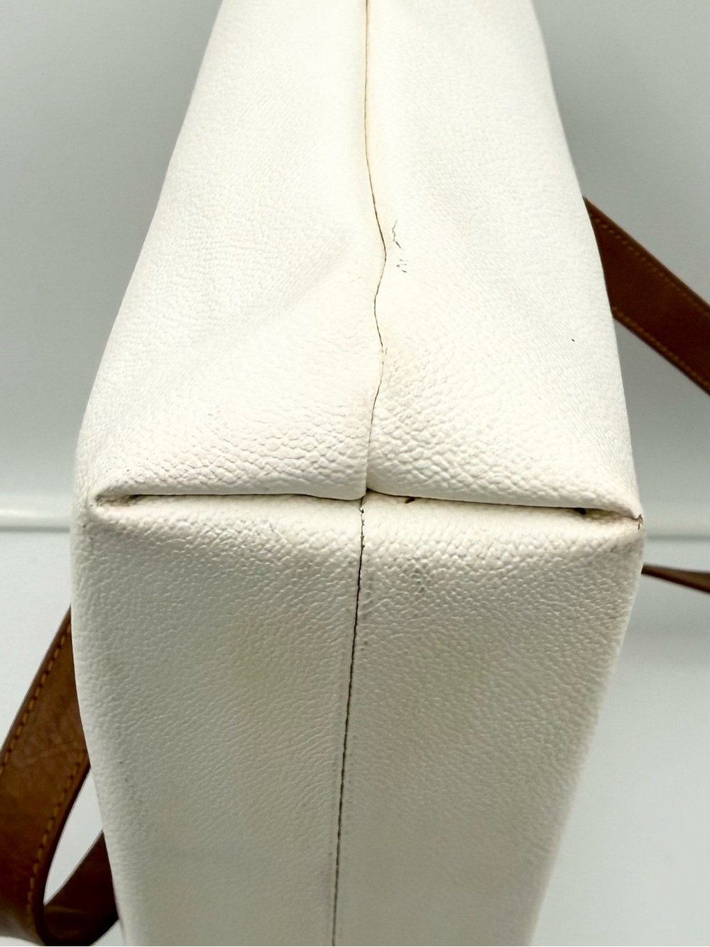 TRUSSARDI 1911 MILANO Vintage Italian Greyhound Tote Bag w/ Pouch Made in ITALY - Picture 11 of 16